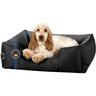Lupi lit pour chien, Panier corbeille, coussin de chien:M, the-rock (noir/gris) - Beddog