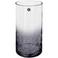 Atmosphera - Vase cylindre - verre craquelé - H30 cm créateur d'intérieur - Gris