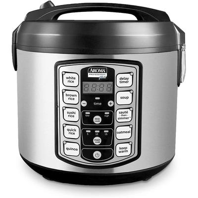 Aroma Professional 20-Cup (Cooked) Digital Rice Cooker, Slow Cooker & Food Steamer