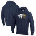 Men's Champion Navy St. Joseph's College Long Island Golden Eagles Reverse Weave Fleece Pullover Hoodie