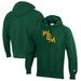 Men's Champion Green William & Mary Tribe Reverse Weave Fleece Pullover Hoodie