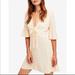Free People Dresses | Free People All Yours Mini Dress Size 6 | Color: Cream/Green | Size: 6