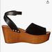 Anthropologie Shoes | Anthropologie Wedge Pump | Color: Black/Brown | Size: 8