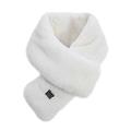 Starne USB Heating Scarf Rechargeable Neck Warmer Women Winter Warm Scarf Soft Comfortable Winter Scarf Wrap (White-46)