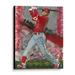 Shohei Ohtani Los Angeles Angels 16" x 20" Stretched Giclee Canvas - Signed and Numbered by Artist Cortney Wall Limited Edition of 2021