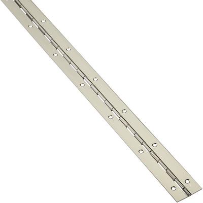 So-tech - Stangenscharnier 1000 x 32 x 1,0 mm Edelstahl poliert Türband Klavierband Bandscharnier Image