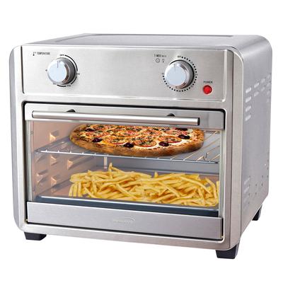 Brentwood 1700 Watt 24 Quart Convection Air Fryer Toaster Oven in Silver - 17.25" x 15.75" x 13.25"