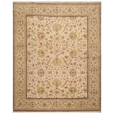 Hand Knotted 250 KPSI Agra Beige,Pistacchio Wool Traditional Oriental Area Rug (8x10) - 7' 11'' x 10' - 7' 11'' x 10'