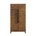 American Heritage Braxton Bar Cabinet w/ Wine Storage Wood in Brown/Green | 73 H x 24 D in | Wayfair E600083RC