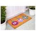 Home & More Calloway Mills 29" x 17" Non-Slip Indoor/Outdoor Door Mat Coir in Orange/Pink | 29 H x 17 W x 0.6 D in | Wayfair 107271729