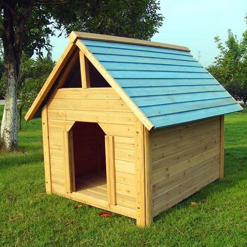 Hundehütte Hundehaus Haustierhütte Hundehöhle aus Holz, 95 cm - Melko