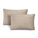Lush Decor Velvet Solid Decorative Pillow Cover Pair