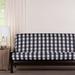 Buffalo Plaid Black Full Size Futon Cover