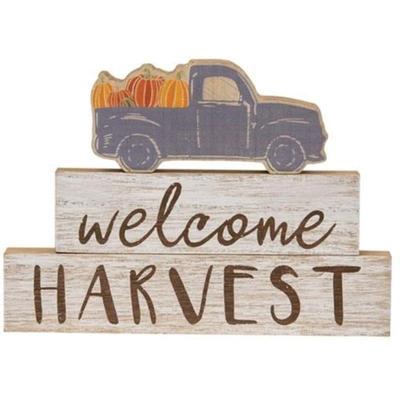 3/Set Welcome Harvest Truck Stackers - 0.75"W x 7"L x 5"H