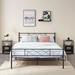 Trent Austin Design® Kempst 3 Piece Modern Bedroom Set Bed & Nightstand Set Metal in Brown | Queen | Wayfair 169C9D40CC36427E91CD592817407DA5
