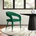 Willa Arlo™ Interiors Yonkers 31.5" Upholstered Parsons Chair Velvet, Metal in Green | 31.5 H x 23 W x 23 D in | Wayfair