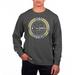 Men's Uscape Apparel Black Iowa Hawkeyes Pigment Dyed Fleece Crew Neck Sweatshirt