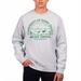 Men's Uscape Apparel Heathered Gray North Texas Mean Green Premium Fleece Crew Neck Sweatshirt