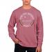 Men's Uscape Apparel Maroon Texas State Bobcats Pigment Dyed Fleece Crew Neck Sweatshirt