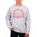 Men's Uscape Apparel Heathered Gray Illinois State Redbirds Premium Fleece Crew Neck Sweatshirt