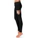 Women's Black Bowling Green St. Falcons Thigh Logo Yoga Leggings