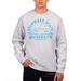 Men's Uscape Apparel Heathered Gray Delaware State Hornets Premium Fleece Crew Neck Sweatshirt