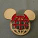 Disney Other | Disney Mickey Icom Flag Lattice Japan Trading Pin | Color: Red/White | Size: Os