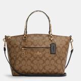 Coach Bags | Coach Prairie Satchel Bag Signature C4293 Smooth Leather & Snake Embosse | Color: Tan | Size: Os