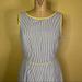 Jessica Simpson Dresses | Beautiful Light Blue Striped Dress With Yellow Accents | Color: Blue/Yellow | Size: 12