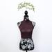 Brandy Melville Tops | Brandy Melville Mock Neck Crop Top Nwot | Color: Black/Red | Size: One Size