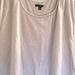 American Eagle Outfitters Tops | Aeo Xl Oatmeal Split-Back Yoga Shirt | Color: Cream | Size: Xl