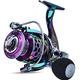 Sougayilang Colorful Fishing Reel 13+1BB Ultra Smooth Powerful and Lightweight Spinning Reel with CNC Graphite Line Management Frame for Freshwater Fishing-40