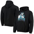 Men's Junk Food Black Carolina Panthers Disney Mickey Quarterback Pullover Hoodie