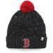 Women's '47 Navy Boston Red Sox Knit Cuffed Hat with Pom