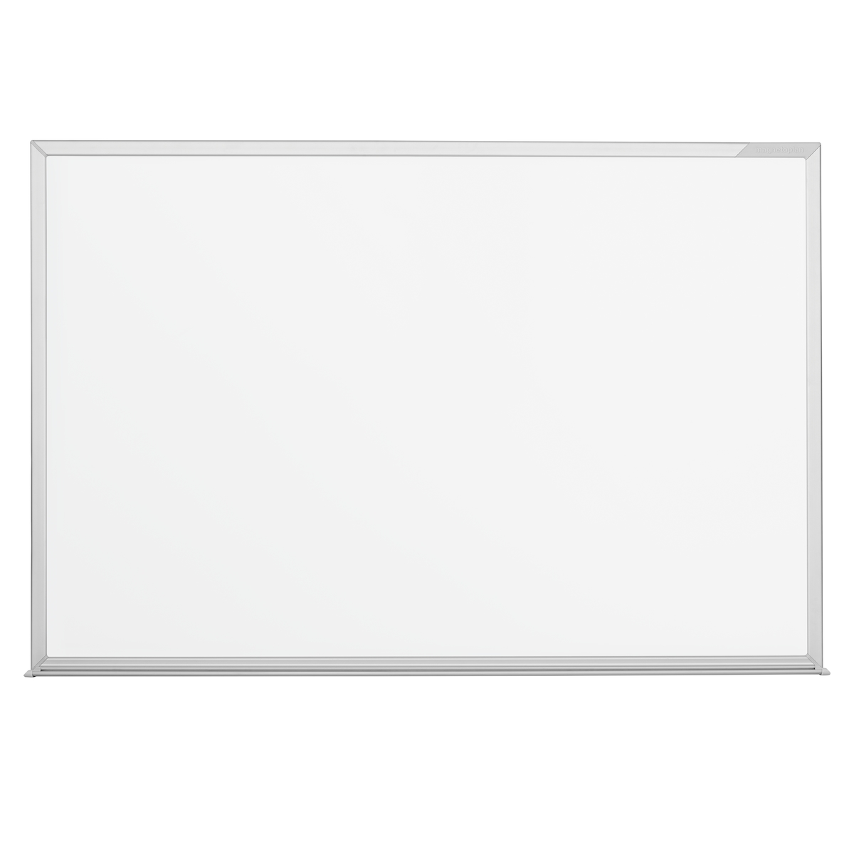 Magnetoplan Weißwandtafel Schreibtafel Whiteboard CC emailliert - magnetisch inkl. Ablageschale - 120x90cm (BxH) - Weiß Image
