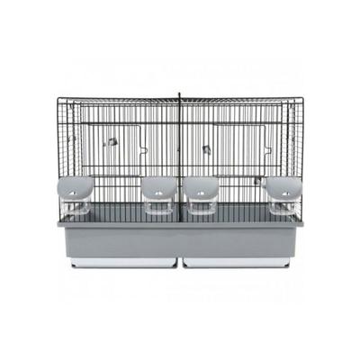 Zolux - Cage d'élevage Cova 57 noir et gris pour oiseaux