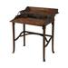 Theodore Alexander Campaign Solid Wood Secretary Desk Wood in Brown/Red | 34 H x 29.25 W x 27 D in | Wayfair 7100-002BD