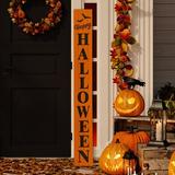 The Holiday Aisle® Happy Halloween Porch Sign | 60 H x 7.2 W x 0.98 D in | Wayfair 9DB8C5E38A19474996DE6B8720442122
