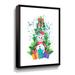 The Holiday Aisle® Gifts Under Christmas Tree & Snowman by Irina Sztukowski - Painting on Canvas in Green/Red/Yellow | 24 H x 18 W x 2 D in | Wayfair