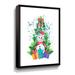 The Holiday Aisle® Gifts Under Christmas Tree & Snowman by Irina Sztukowski - Painting on Canvas in Green/Red/Yellow | 18 H x 14 W x 2 D in | Wayfair