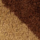 Brown/Yellow 25 x 0.4 in Area Rug - Latitude Run® Gainesboro Solid Bordered Brown Medium Pile Slip Resistant Rug Polypropylene | Wayfair