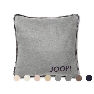 JOOP! »Uni-Doubleface« Kissen mit Füllung Marine-Graphit