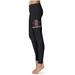 Women's Black San Diego State Aztecs Plus Size Thigh Logo Yoga Leggings