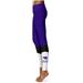 Women's Purple High Point Panthers Color Block Yoga Leggings