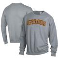 Men's ComfortWash Gray Western Michigan Broncos Garment Dyed Fleece Crewneck Pullover Sweatshirt