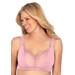 Plus Size Women's Comfort Choice® Wireless Gel Strap Bra by Comfort Choice in Rose Quartz (Size 50 B)