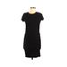 New Look Casual Dress - Bodycon: Black Solid Dresses - Women's Size 8