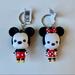 Disney Toys | Nwt New Disney 3” Backpack Buddies Keychain Figures Lot 2 Mickey Mouse Minnie | Color: Black | Size: Osg