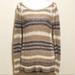 Free People Sweaters | Clearancenwot Free People Distressed Sweater Tunic | Color: Cream/Tan | Size: S