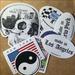 Brandy Melville Accessories | 25 Random Brandy Melville Stickers | Color: Silver/White | Size: Os